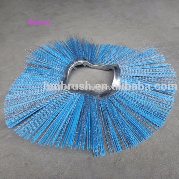 Snow sweeper wafer brush