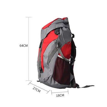 70L Mountain Backpack with Rain Cover: Large Capacity Hiking Backpack for Outdoor Climbing and Camping