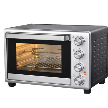 30L Professional Custom Black Electric Oven with Timer for Smart Home Baking and Toaster Oven