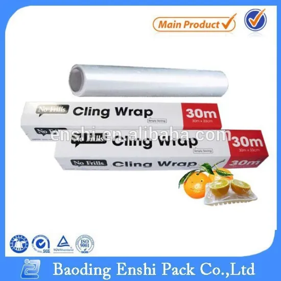Food wrapping plastic pe cling film