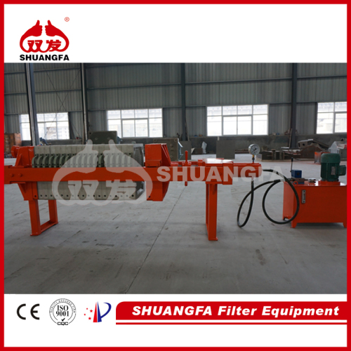 Simple Structure Chamber Filter Press Machine, Stable Performance Hydraulic Filter Press