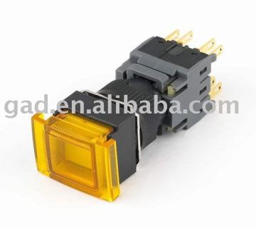 GA6-16HJ-11MTD CNGAD rectangular 16mm switch pushbutton