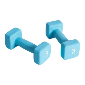 DW Sports Soft Touch Square Head Neoprene Mini Dumbbells: Strengthening Equipment