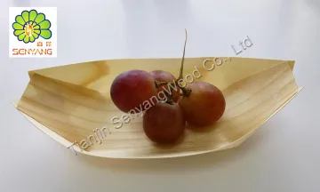 best seller disposable party Japanese sushi wood plate wholesale