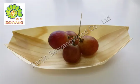 best seller disposable party Japanese sushi wood plate wholesale