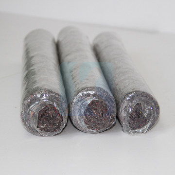 Rotoli di tessuto in pile a buon mercato in tessuto misto grigio