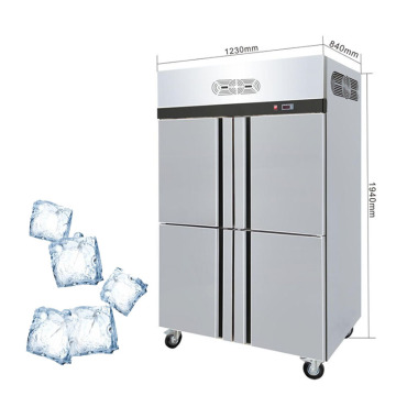 Professional Grade Air-Cooled Refrigeration Solutions: Large Capacity Four Door Fridge Freezers for Commercial Use