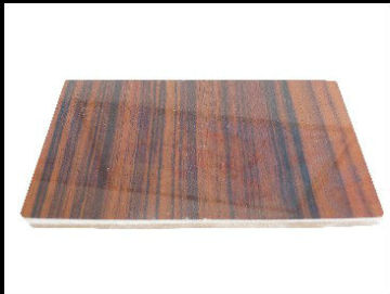 Kitchen cabinet door glossy uv paint wood grain MDF boards