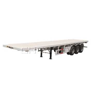 Hot Selling Cheap Good Quality 3 Axle Flat Bed Semi Trailer For Sale
