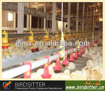 nipple drinking chicken broiler heated poultry waterer system