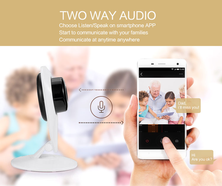Two Way Audio IP Camera