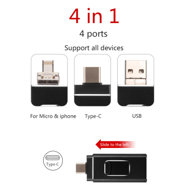 Nueva unidad flash USB OTG 4 en 1