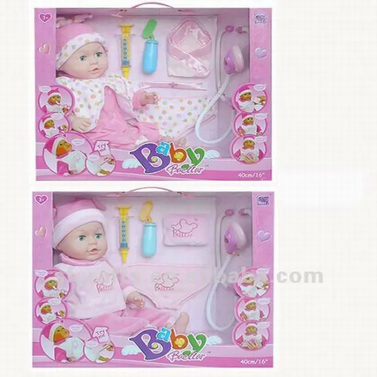 2014 kids toy 16 inch baby doll with sound