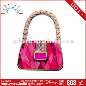 violet flower portable bike bag hook