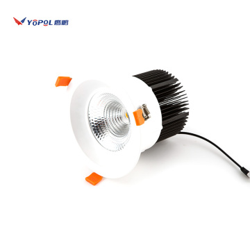Dimmable 40W COB LED Spotlight - High Power 35W Recessed Anti-Glare Hotel Aluminum Modern Home Office Light