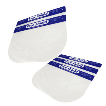 Segurança PET plástico transparente protetor facial protetor