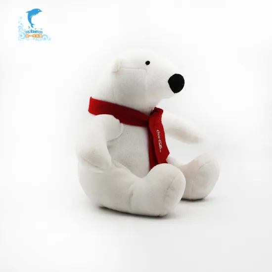 White Stuffed Sleepy Teddy Bear with A Star Plush Toy
