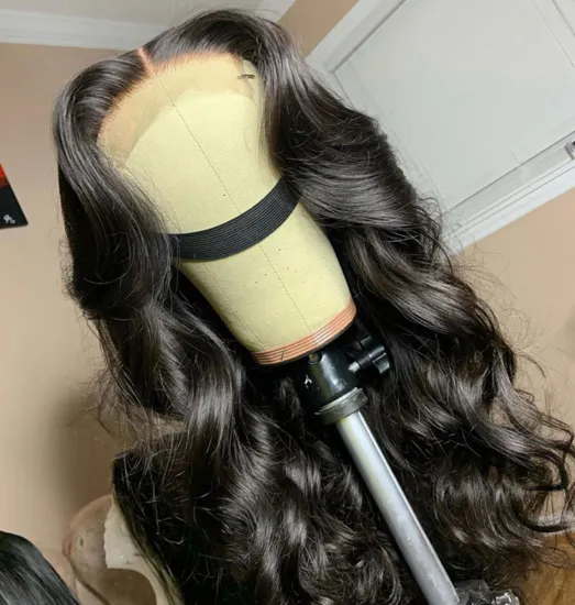 Raw Brazilian Virgin Human Hair Loose Wave Hd 4x4 5x5 Lace Closure Wig For Women Vendor Cuticle Aligned Hair Lace Frontal Wig