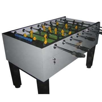 Foosball table with coin system