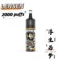 Lensen 2000 Puffs E-Zigarette Bar verfügbarer Vape Stift