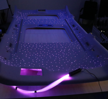 Twinkle Ambient Light: Car Interior Star Light Kit with Fiber Optic Ceiling