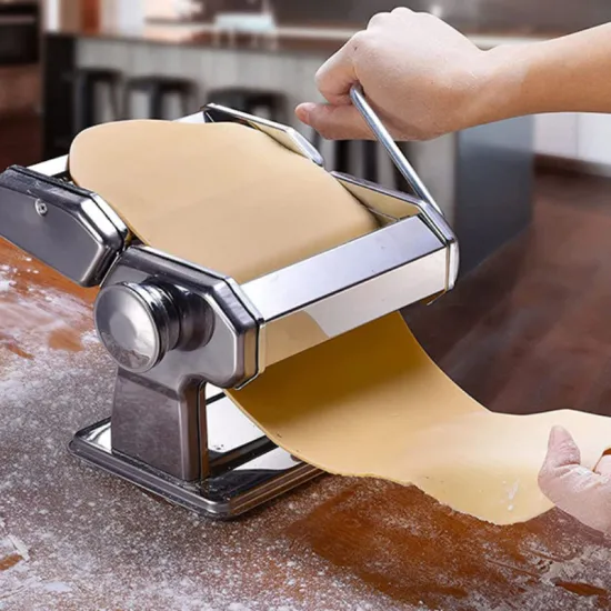 With Detachable Handle Mini Stainless Steel Fresh Manual Pasta Maker Making Machine