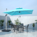 Outdoor Roman umbrella with light