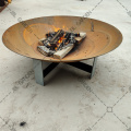 Corten Steel Barbecue Firewood Heater Fire Pit