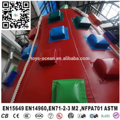 Inflatable bouncer climbing wall sport game for kids inflatable bouncer game