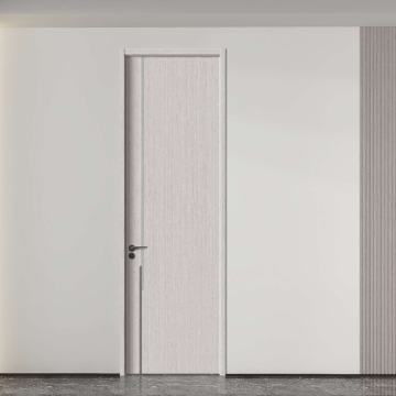 Flat Panel Simple Wood Doors Fine Rain No.2