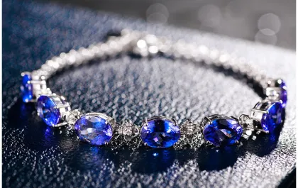 Creative Sapphire Bracelet Silver Jewelry Custom Wholesale