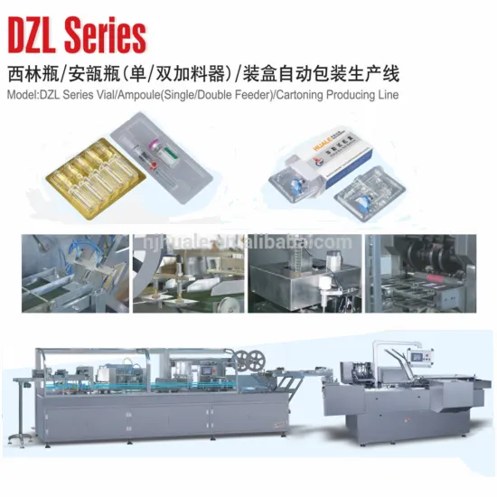 Vial Ampoule blister packing line