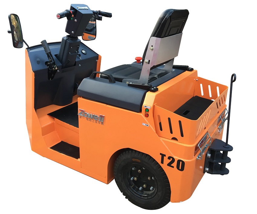 2000kg electric towing tractor sitting on type