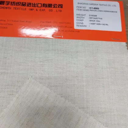 RAYON LINEN HERRINGBONE