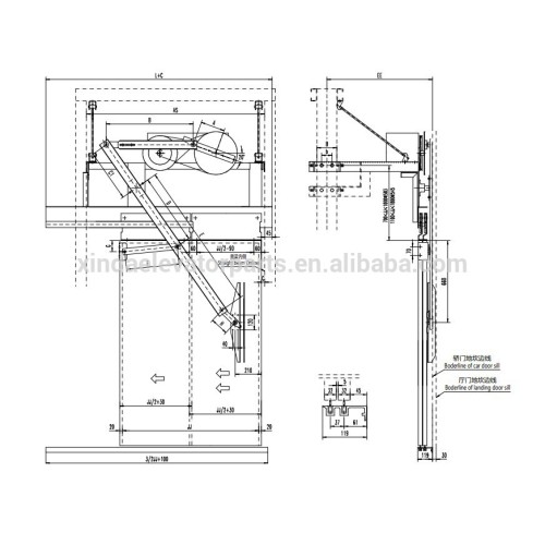 Automatisch openingsservicemechanisme voor liftdeuren