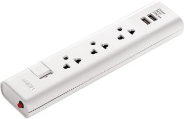 3 outlet TIS power strip with USB