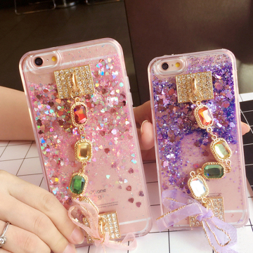 Bling bling liquid glitter cute phone case for lg g stylo / k10 ,custom painted back cover for lg x cam / g5 soft tpu case