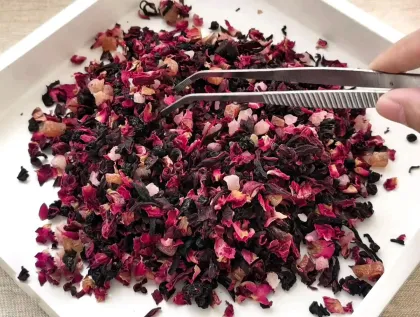 Rose Cherry Flower Tea Flavor and Fruit Grain Tea Raw Materials Supply