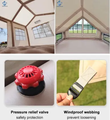 Big and Small Outdoor Camping Equipment: Thickened, Rainproof, and Inflatable Tent Selection