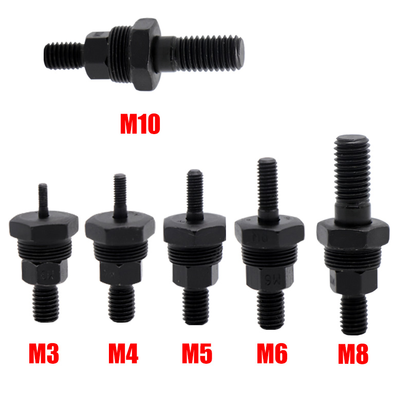 HIFESON 605 Hand Threaded Rivet Nut Gun with 60PCS Iron Nuts Double Insert Manual Riveter for M3/M4/M5/M6/M8/M10