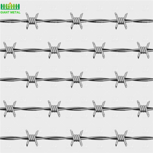 Galvanized PVC Coated Barbed Wire Dijual