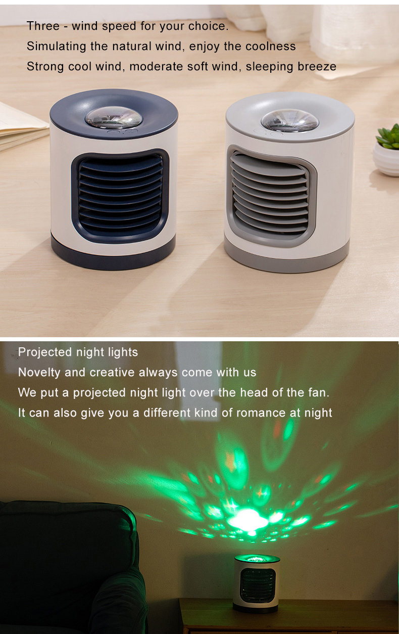 USB air purifier mini fan with air purifier