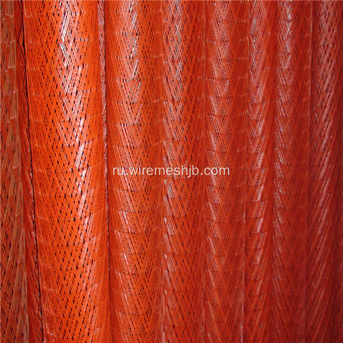 Металлическая сетка красного цвета толщиной 1,2 мм