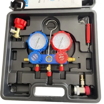 Refrigerant Manifold Gauge Set: Comprehensive 5-way Tool for Gas, AC, and Refrigeration Maintenance