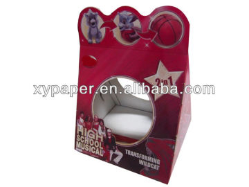 Colourful display corrugated box