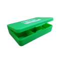 Marque de logo fait sur commande Six Slots Plastic Pill Box