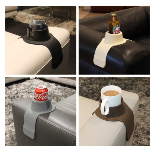 New Anti-Spill Silicone Cup Holder for Sofa