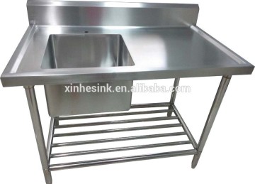 Fixed equipment in kitchen for steels sink distributors
