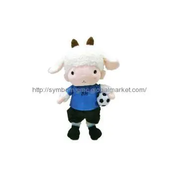 Lovely Plush Sheep Toy Sheep with Football