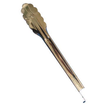 9-inch Full Stainless Steel Kitchen Tong, Mirror Polish, FDA, LFGB and SGS MarksNew